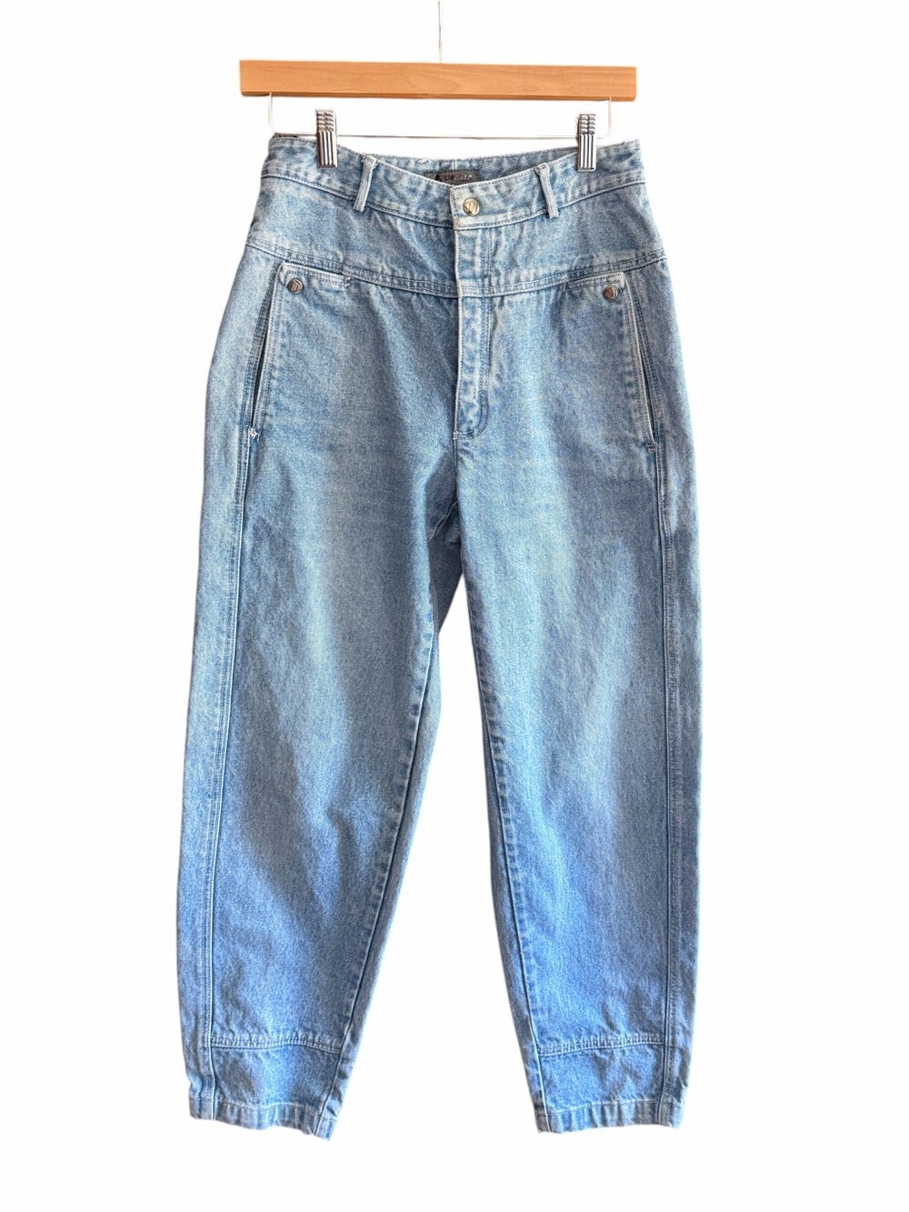Vintage 90s Barrel Jeans LIZWEAR Snap Pockets 6-10 Y2K
